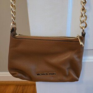 Tan/Brown Michael Kors Crossbody Bag